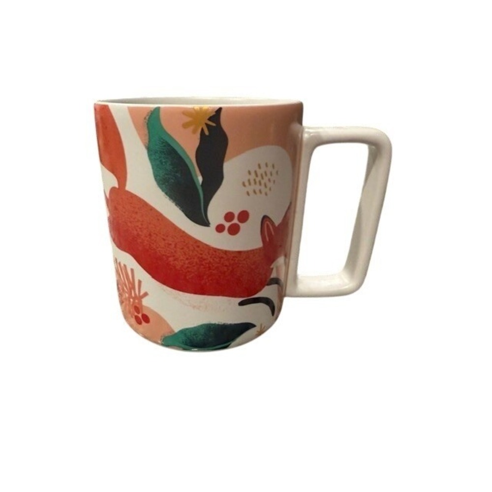 Starbucks 2019 Limited Edition Holiday Red Fox Ceramic Coffee Mug 12 oz